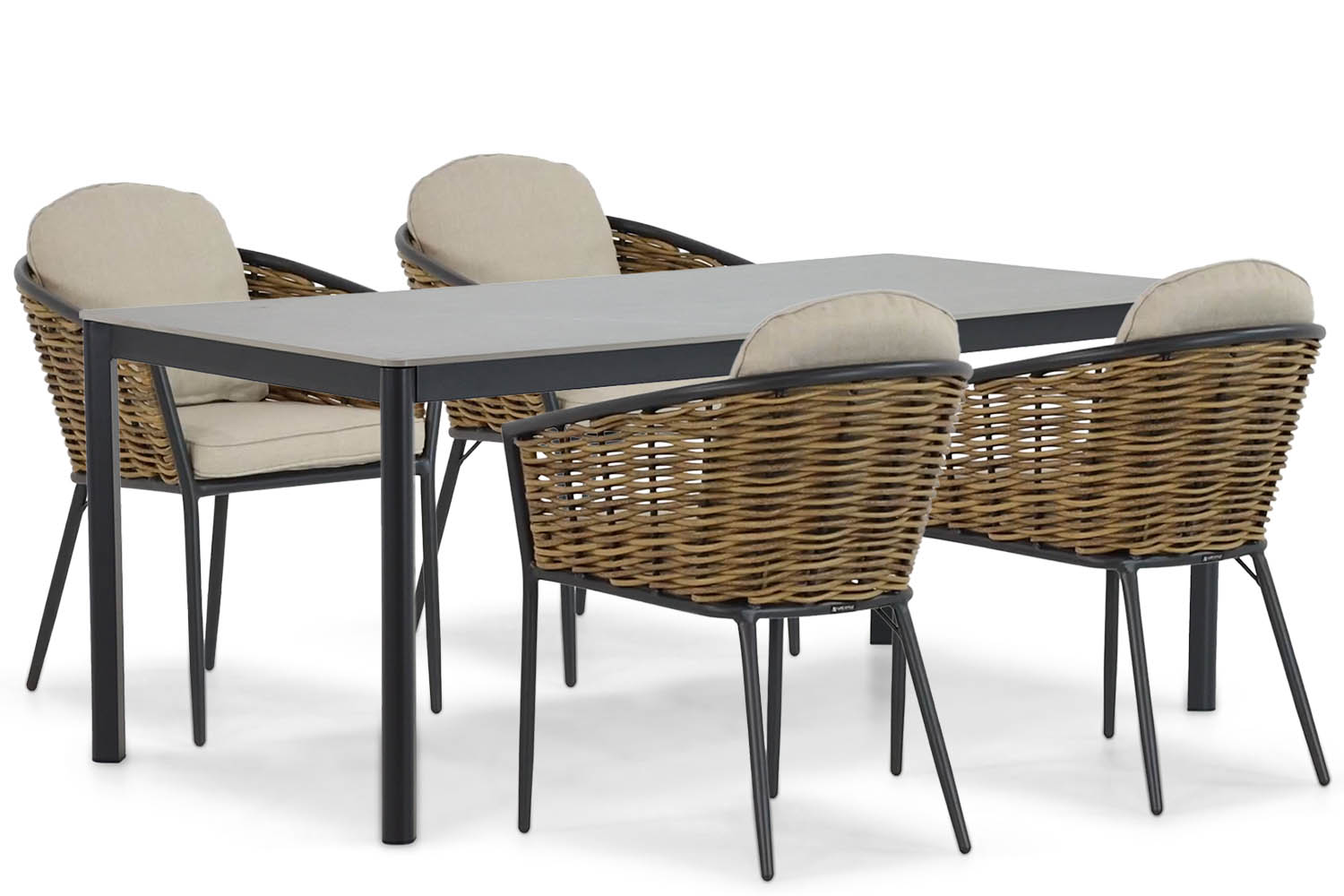 Lifestyle Nice/Como 180 cm dining tuinset 5-delig