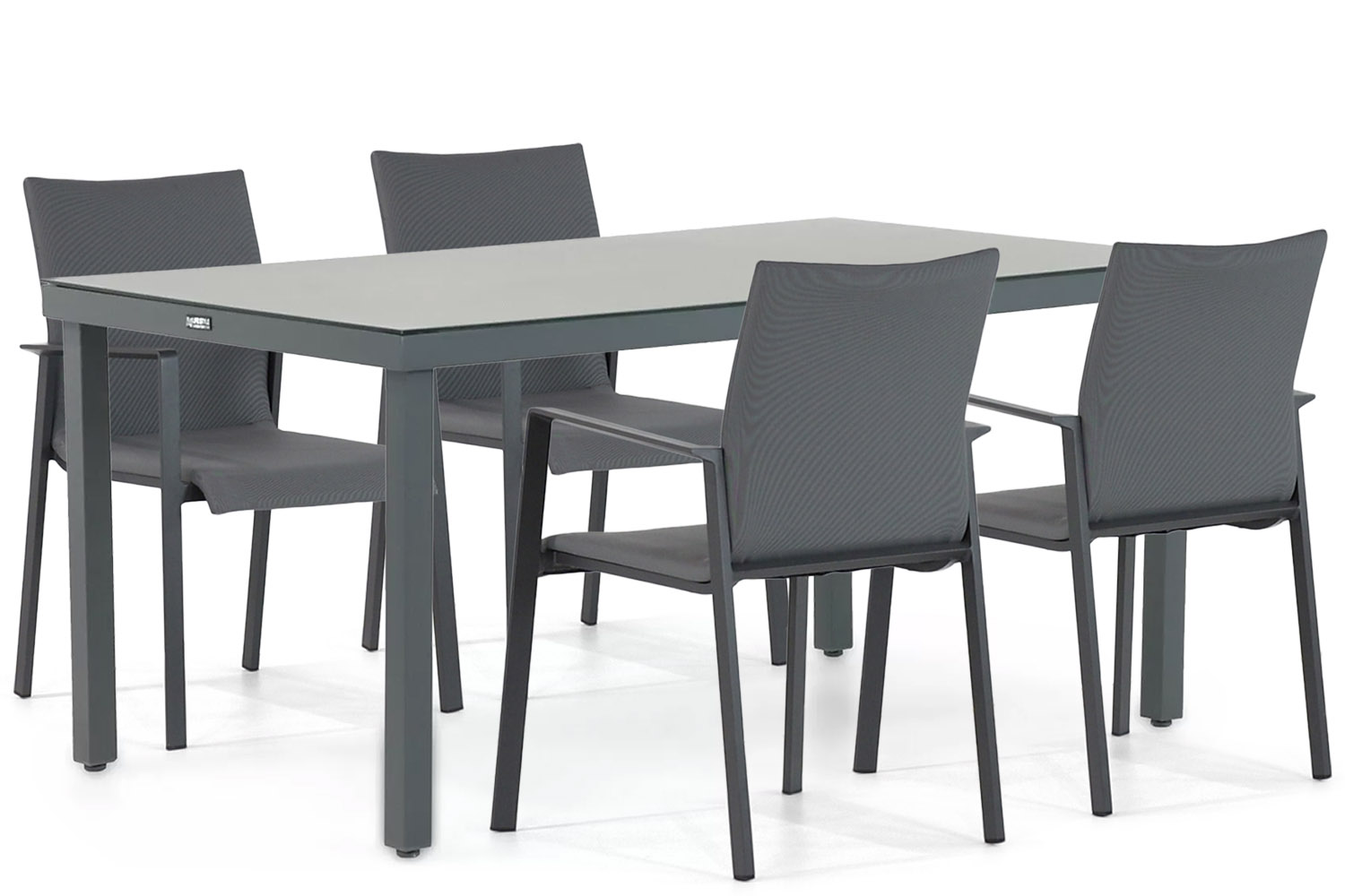 Lifestyle Rome/Porto 160 cm dining tuinset 5-delig