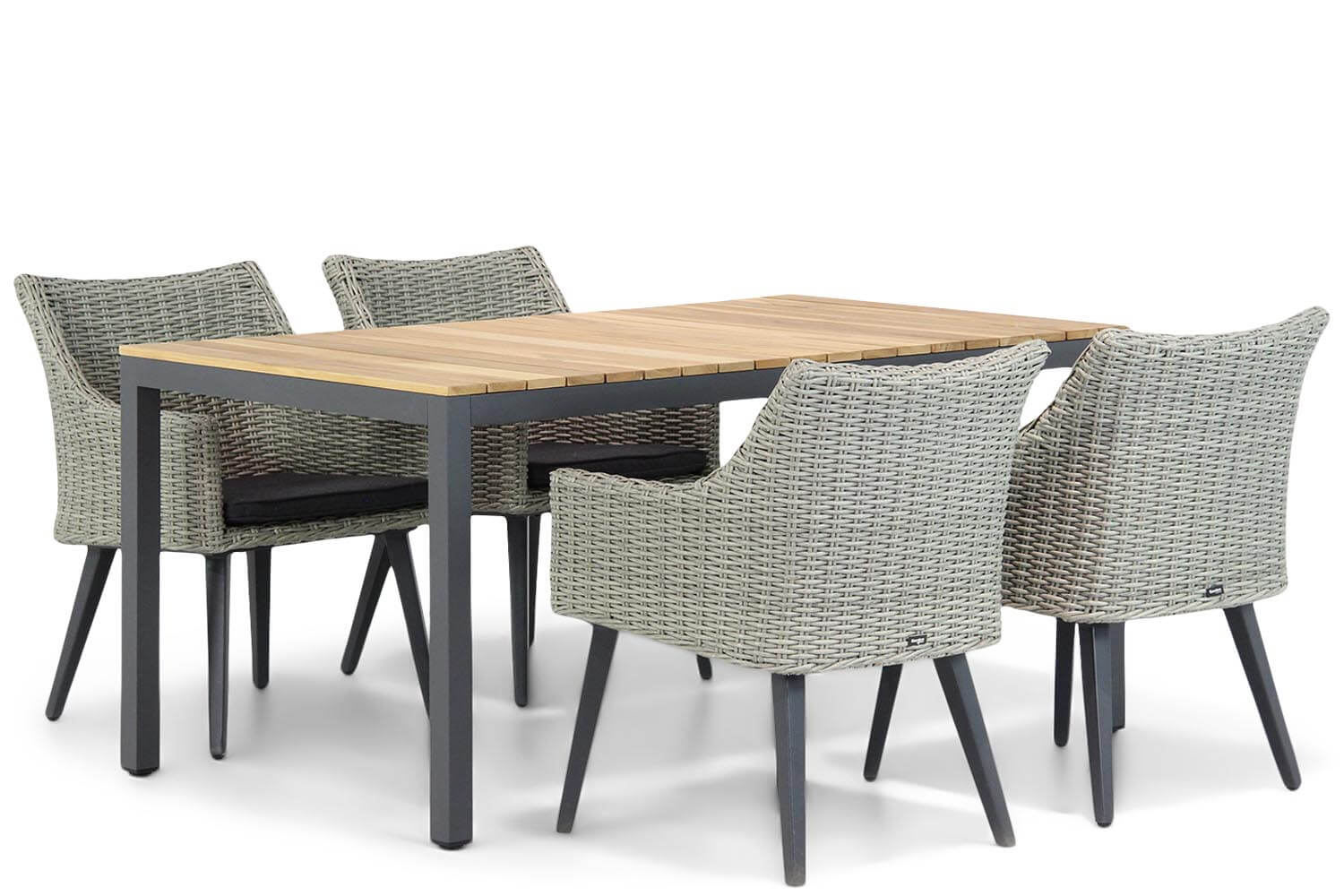 Garden Collections Milton/Mazzarino 160 cm dining tuinset 5-delig