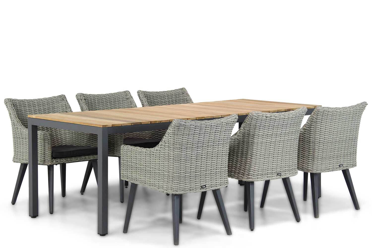 Garden Collections Milton/Mazzarino 220 cm dining tuinset 7-delig