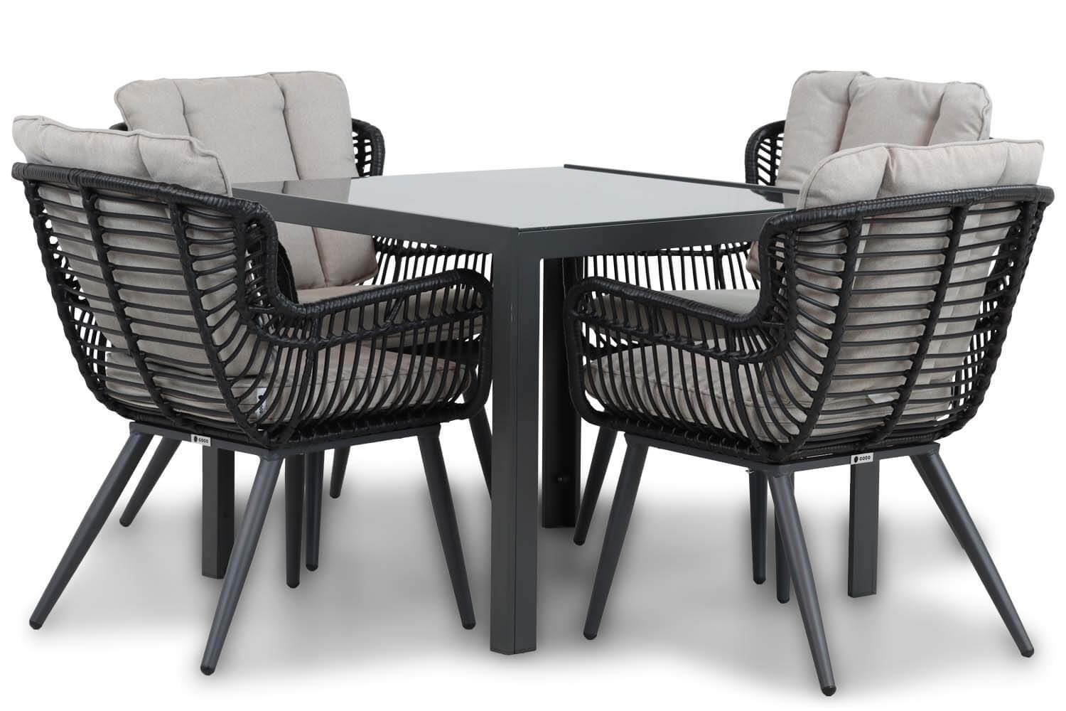 Coco Azzano/Mondello 90 cm dining tuinset 5-delig