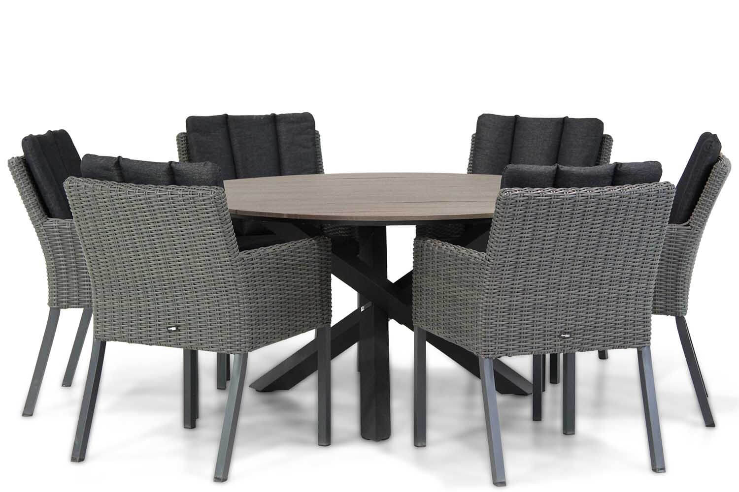 Garden Collections Oxbow/Ancona 150 cm dining tuinset 7-delig