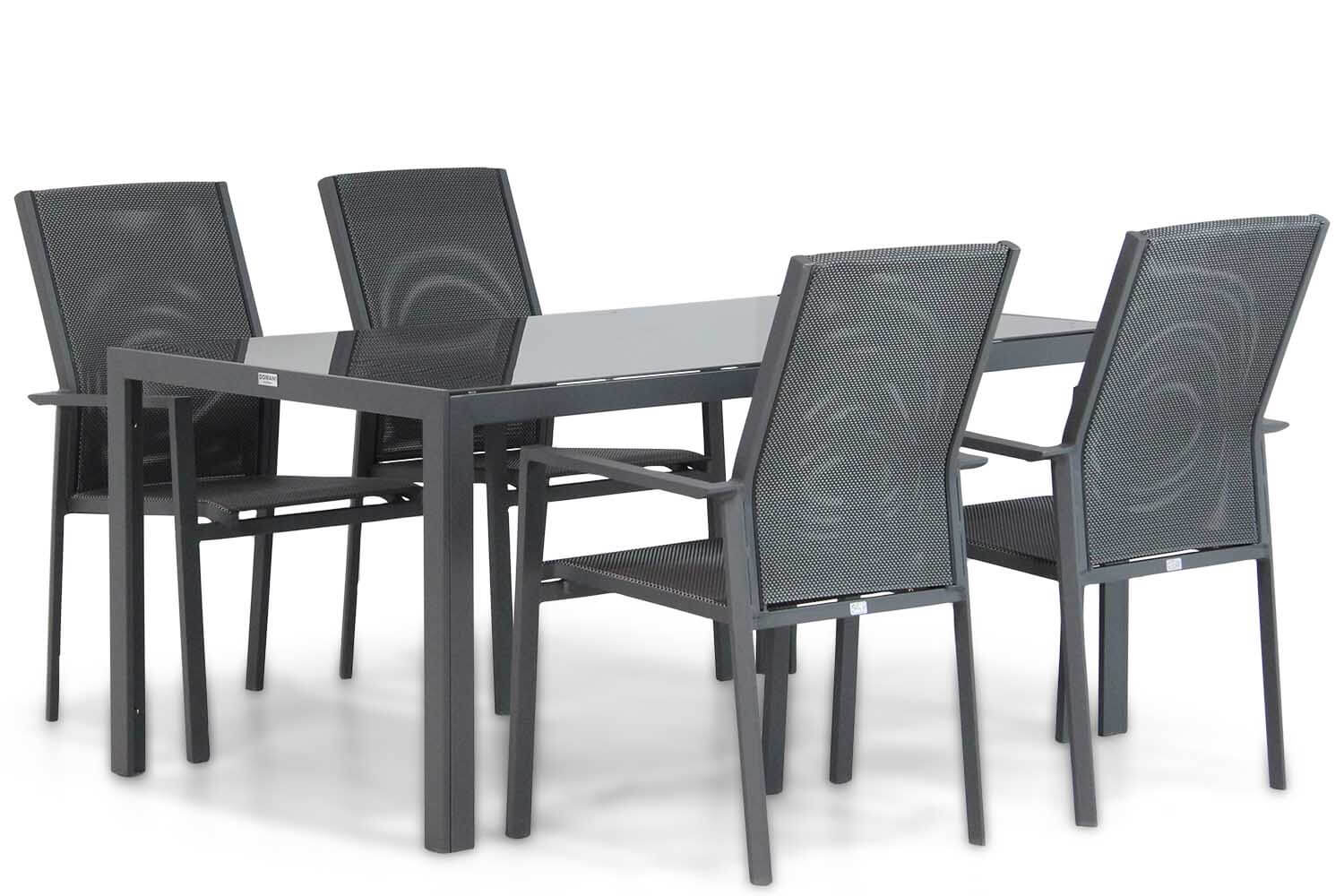 Presto Ricadi/Mondello 160 cm dining tuinset 5-delig