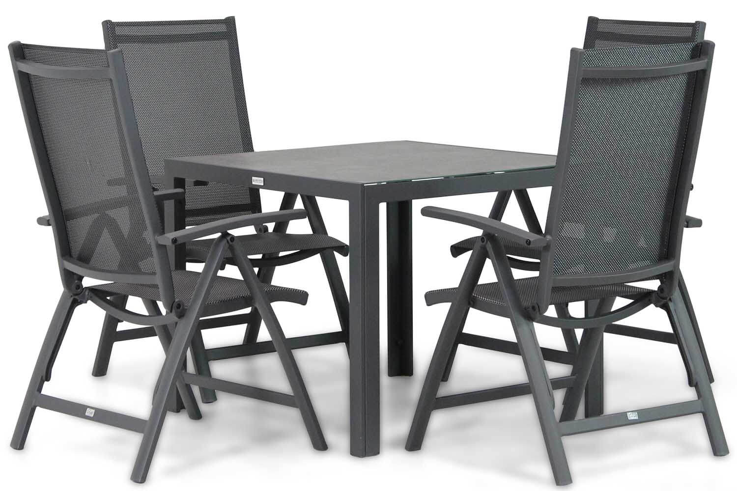 Presto Vasto/Varano 90 cm dining tuinset 5-delig