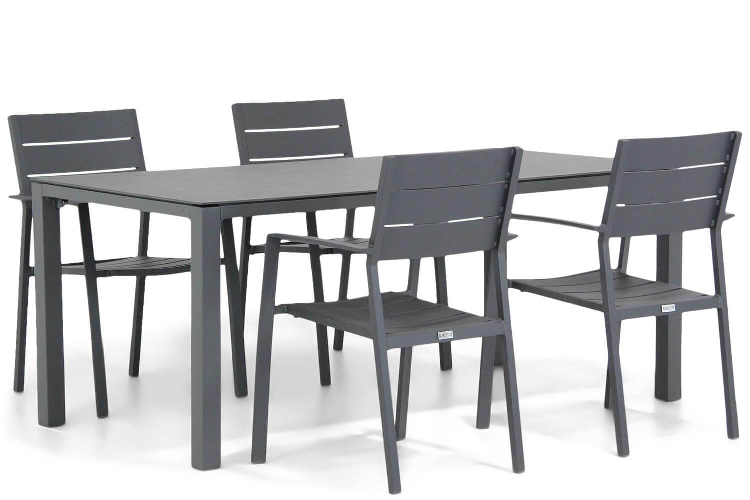 Lifestyle Stella/Pallazo 180 cm dining tuinset 5-delig