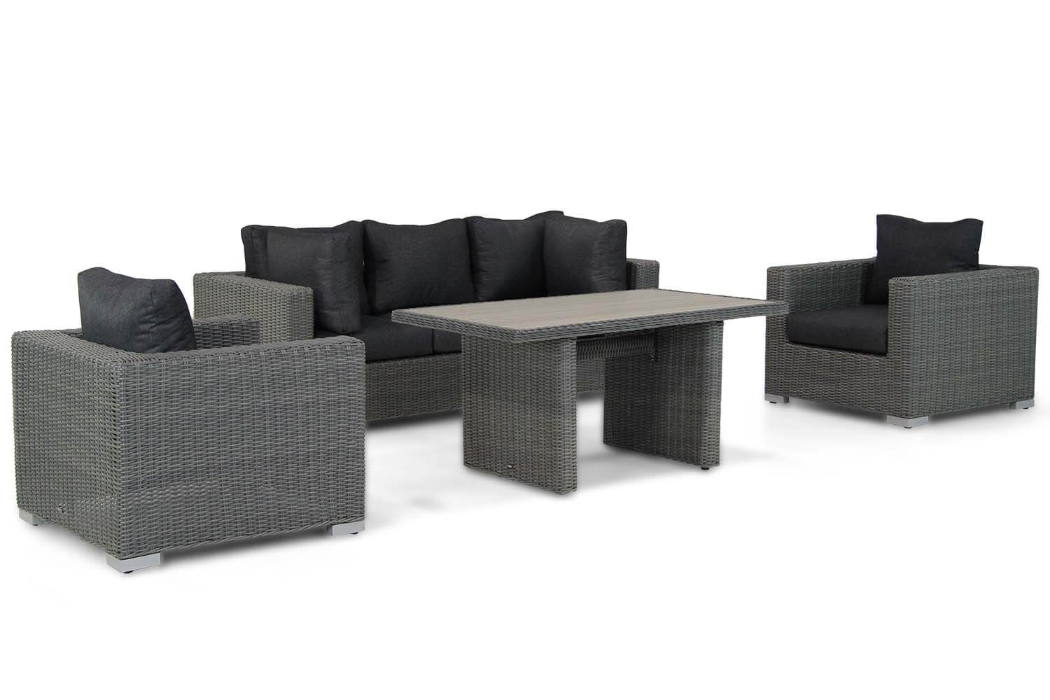 Garden Collections Toronto stoel-bank loungeset 4-delig