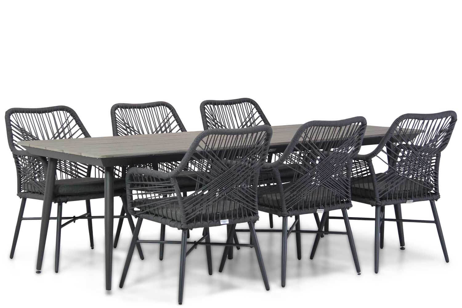 Domani Foris/Matale 240 cm dining tuinset 7-delig