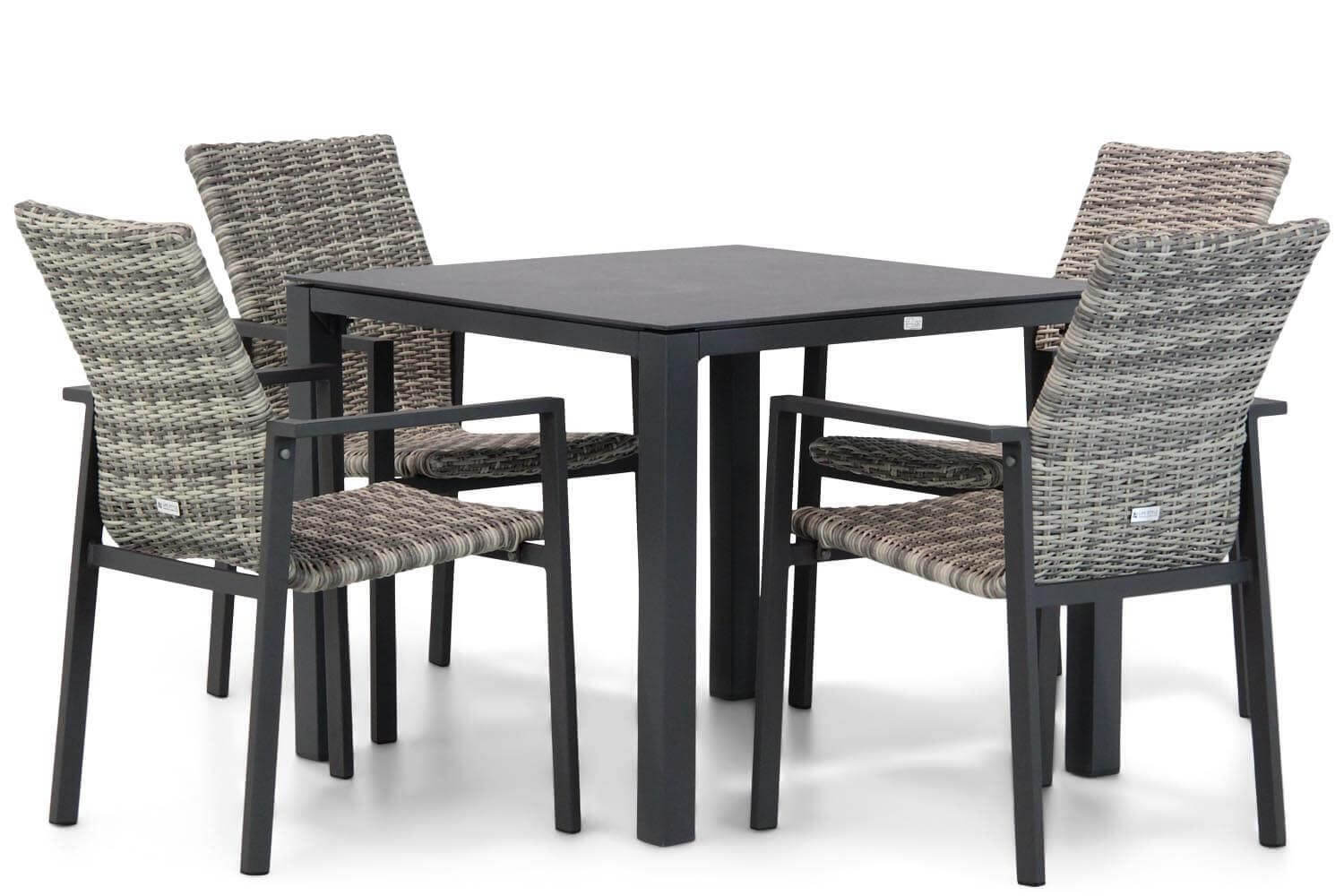 Lifestyle Upton/Pallazo 90 cm dining tuinset 5-delig