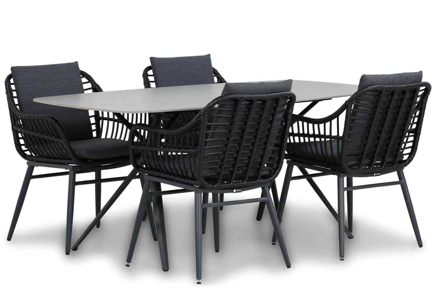 Coco Leonardo/Valerio 180 cm dining tuinset 5-delig