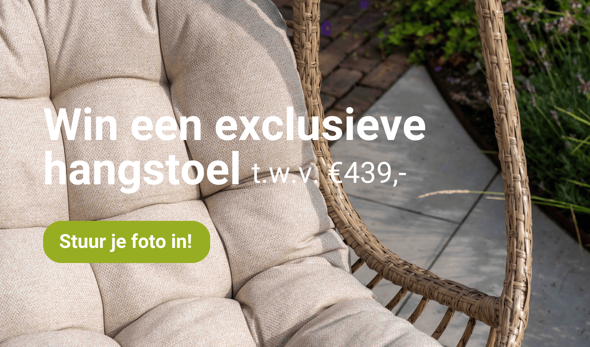 Winactie '24/25 | Win een exclusieve hangstoel 